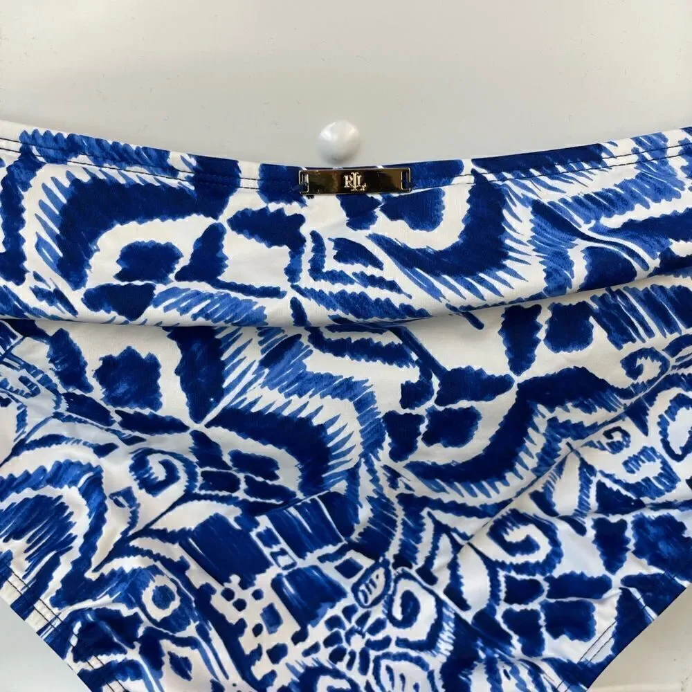 NWT Lauren Ralph Lauren Tankini Swim Top and Matching Bottoms Sizes 8,10,or 16